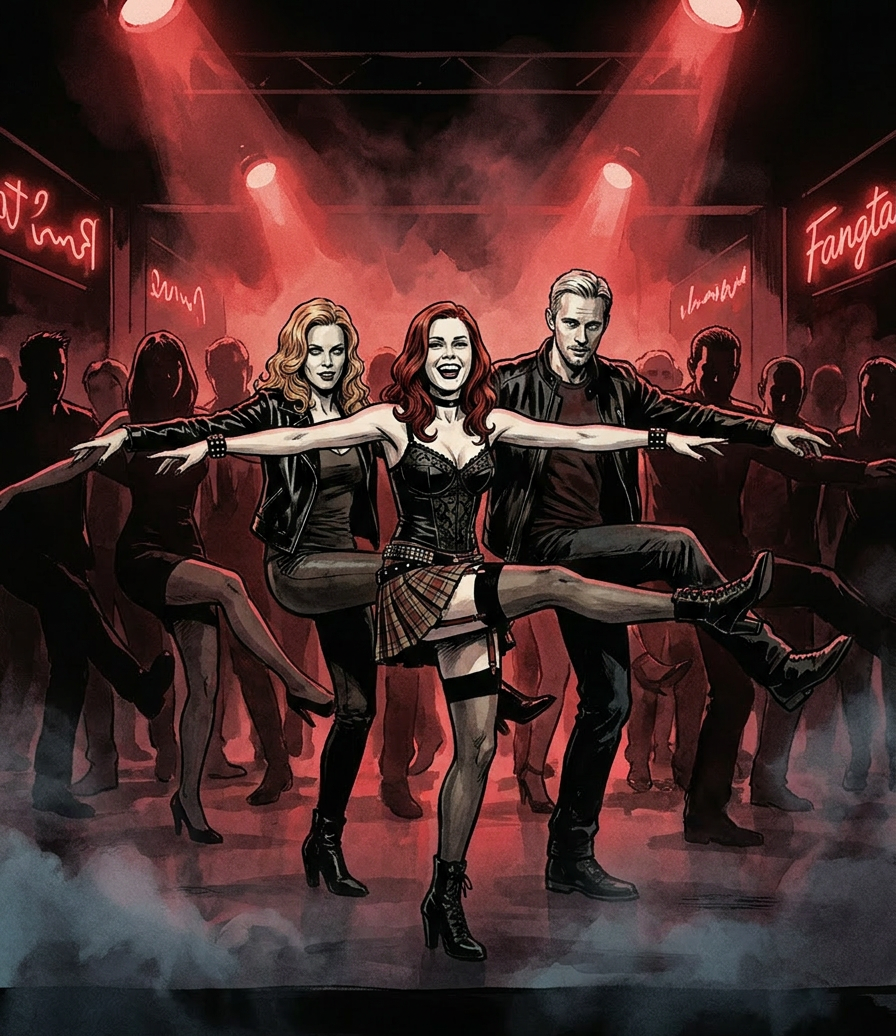 Full cast / True Blood smash — left panel